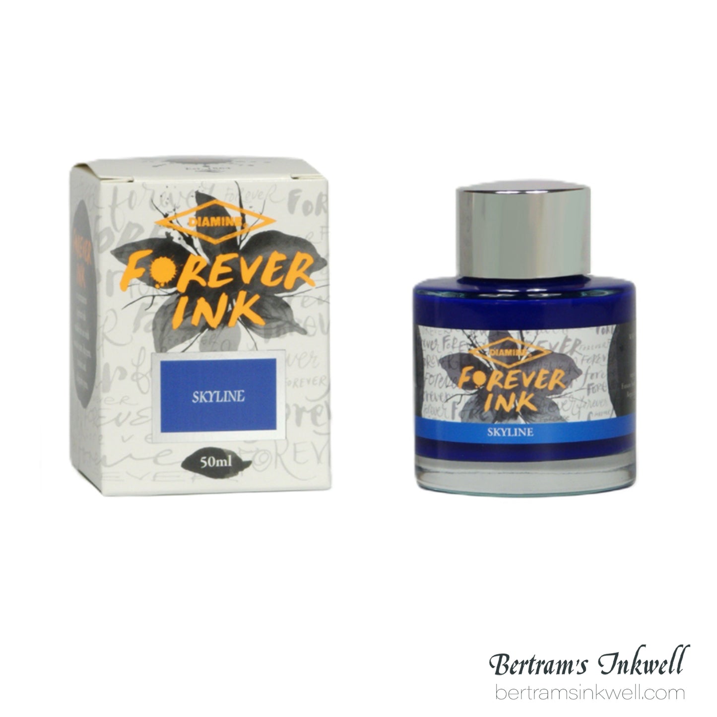 Diamine Forever Permanent Pigment Bottled Ink Skyline 50ml