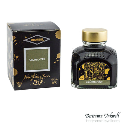 Diamine Salamander Fountain Pen Ink Bottle 80ml