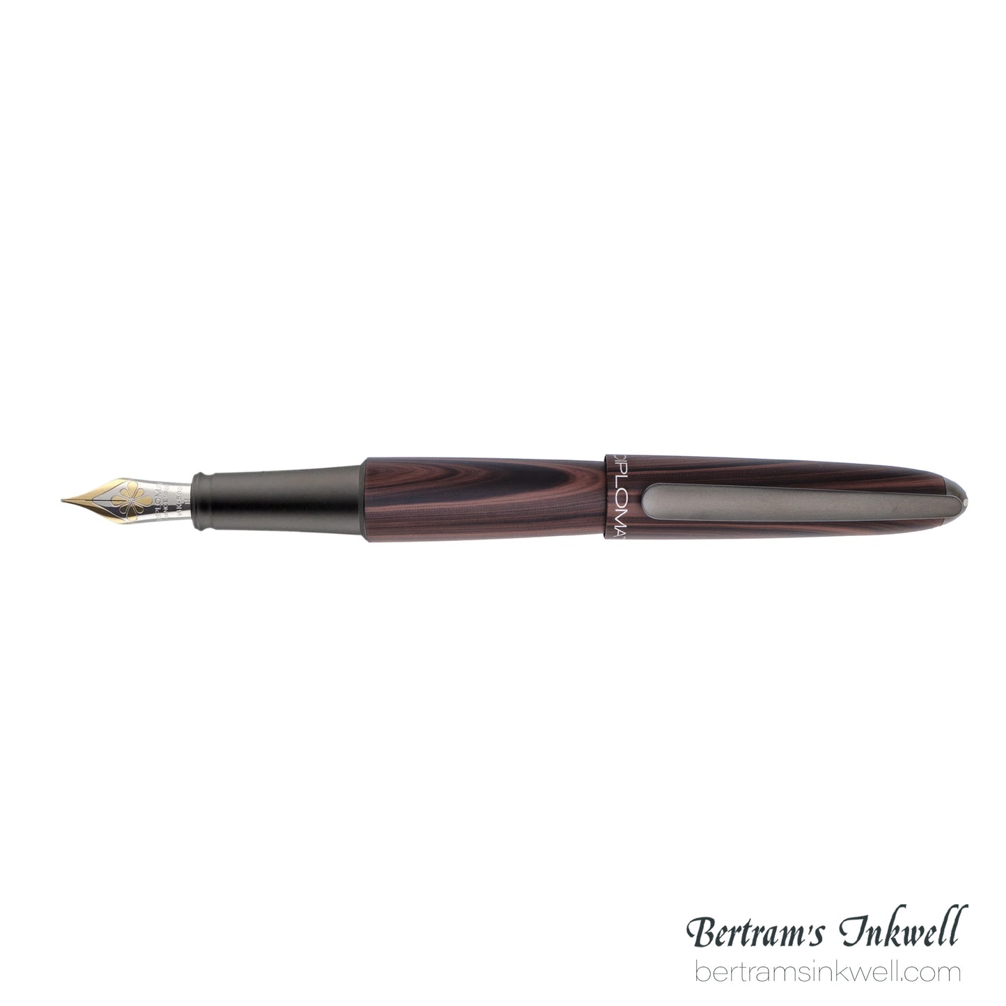 Diplomat Aero Black Forest Fountain Pen (14K Gold Nib)