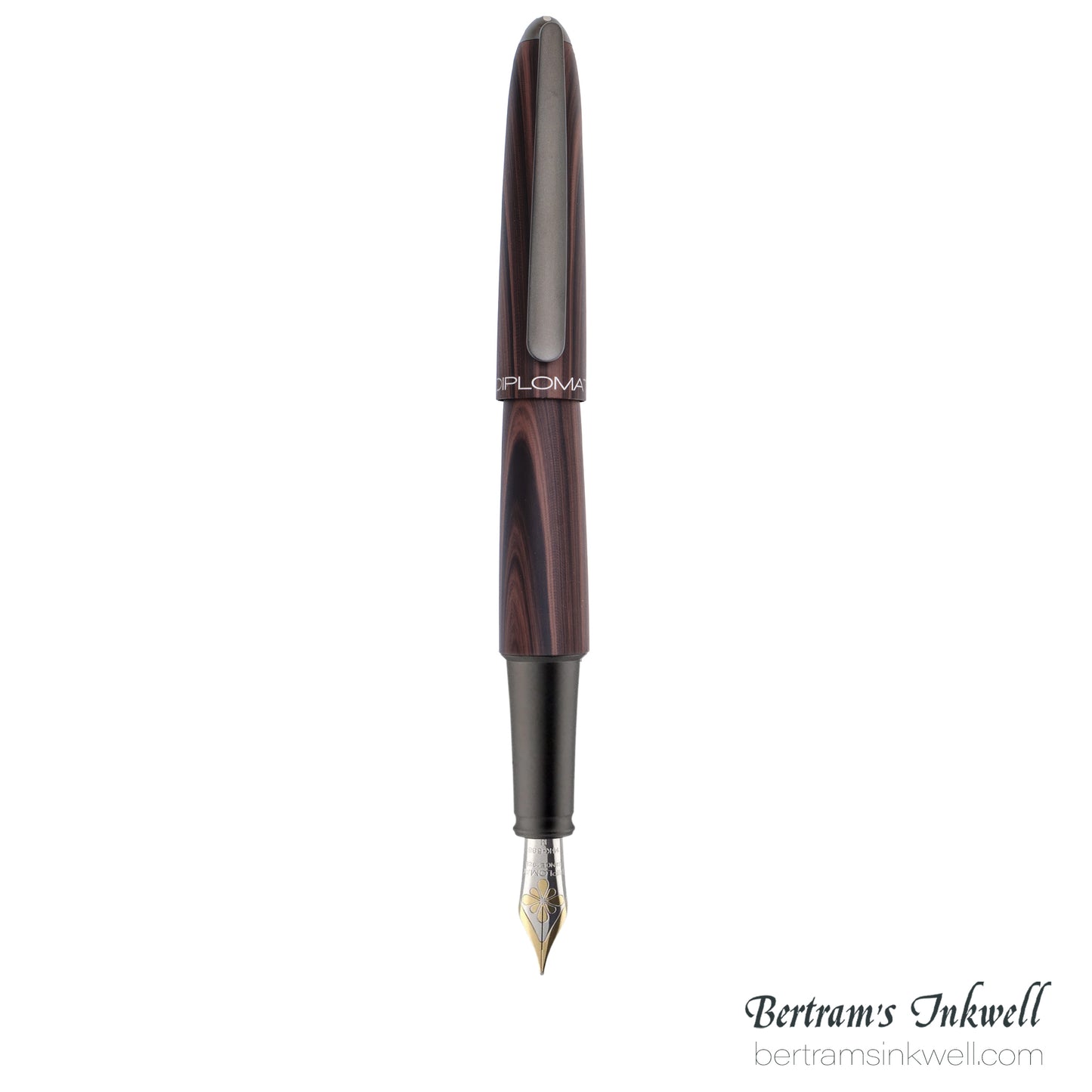 Diplomat Aero Black Forest Fountain Pen (14K Gold Nib)