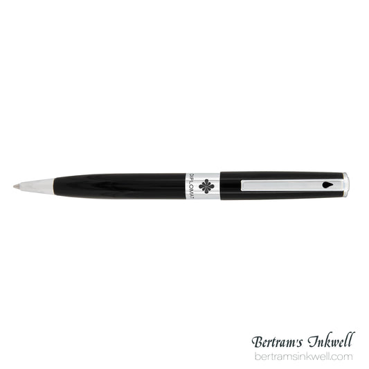 Diplomat CLR Black Lacquer Ballpoint