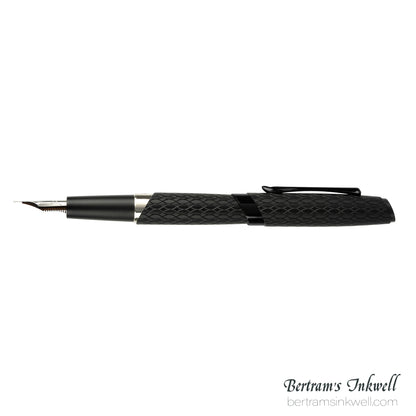 Diplomat Cobra Matte Black Guilloche Rollerball