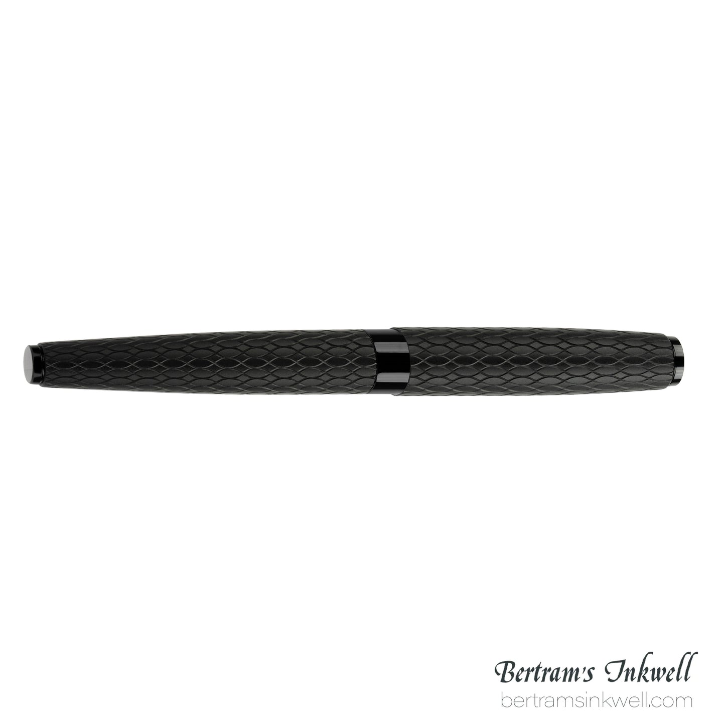 Diplomat Cobra Matte Black Guilloche Rollerball