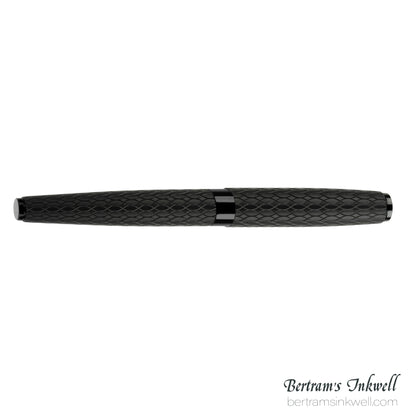 Diplomat Cobra Matte Black Guilloche Rollerball