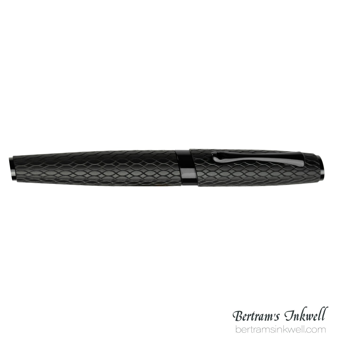Diplomat Cobra Matte Black Guilloche Rollerball