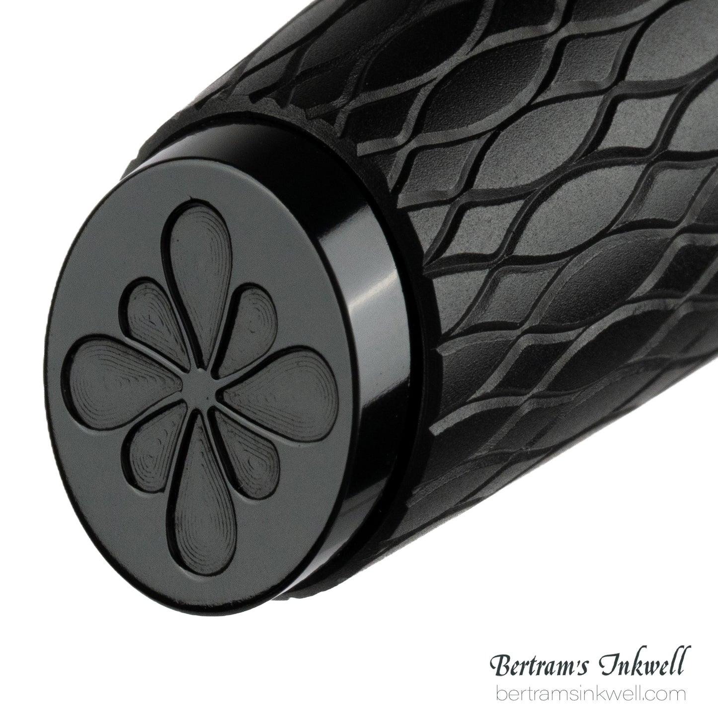 Diplomat Cobra Matte Black Guilloche Rollerball