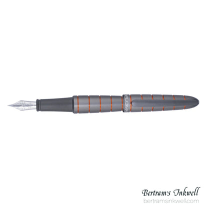 Diplomat Elox Ring Grey/Orange Fountain Pen