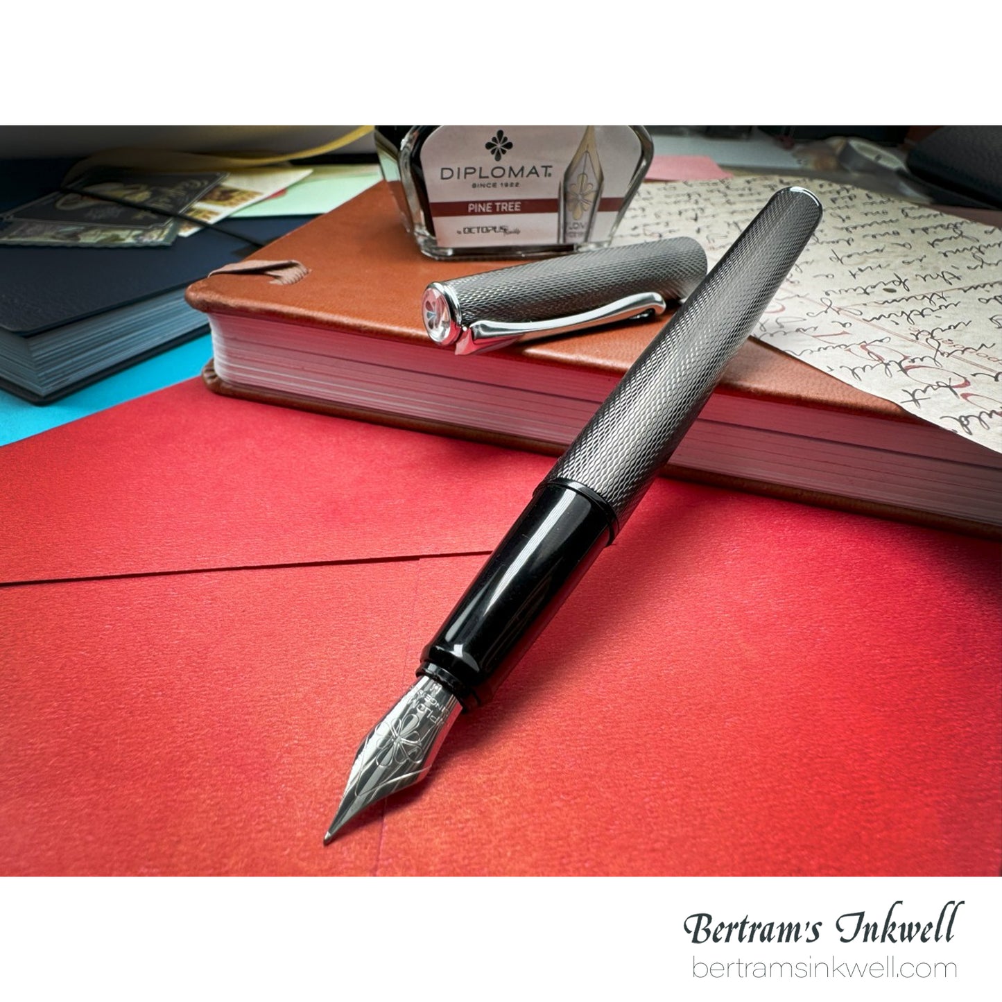 Diplomat Esteem Black Barley Fountain Pen