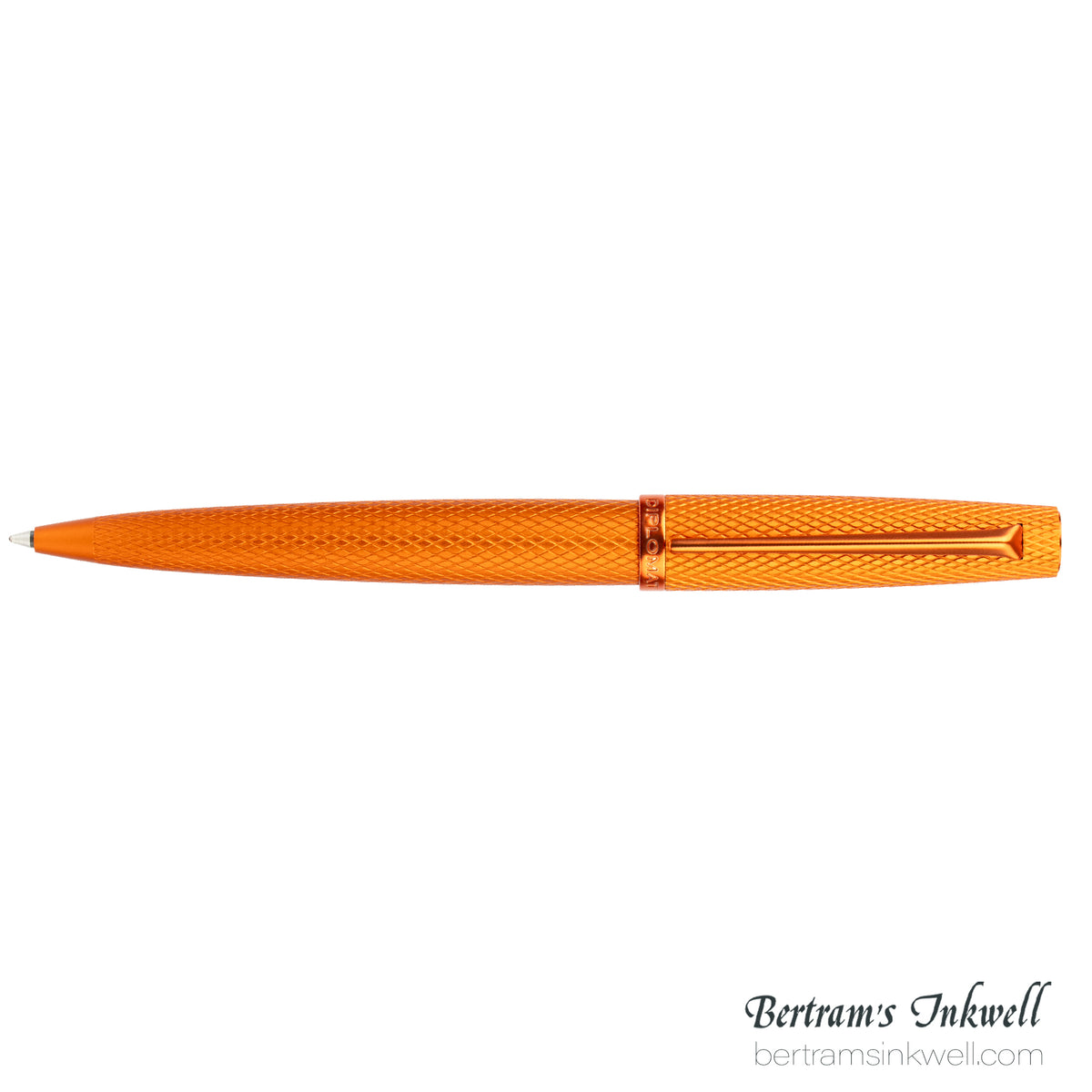 Diplomat Viper Orange Guilloche Ballpoint