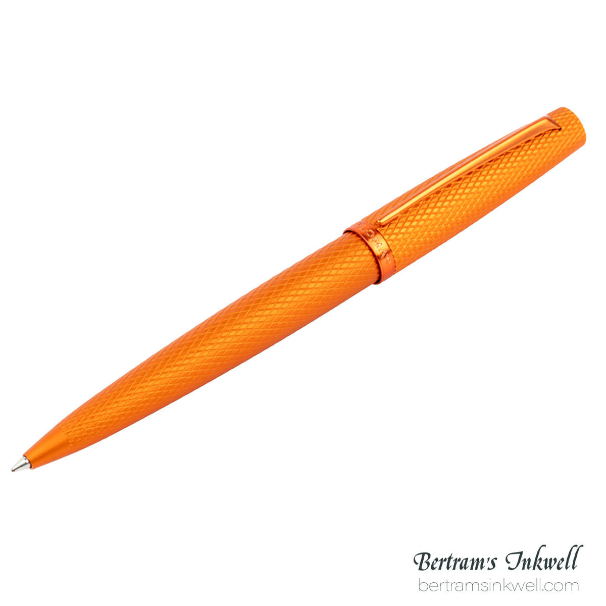 Diplomat Viper Orange Guilloche Ballpoint