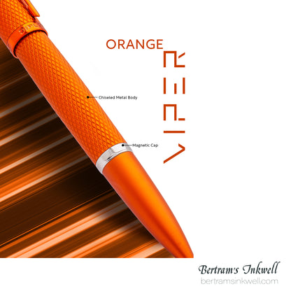 Diplomat Viper Orange Guilloche Fountain Pen