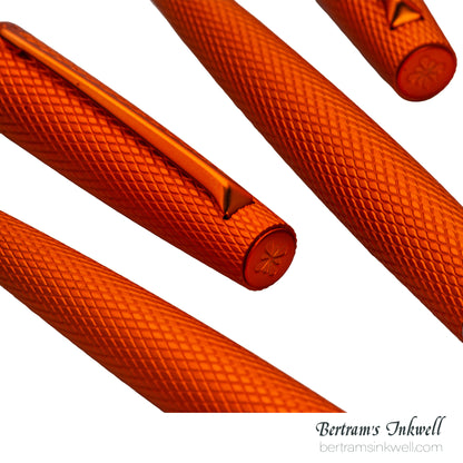 Diplomat Viper Orange Guilloche Ballpoint