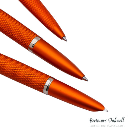 Diplomat Viper Orange Guilloche Ballpoint