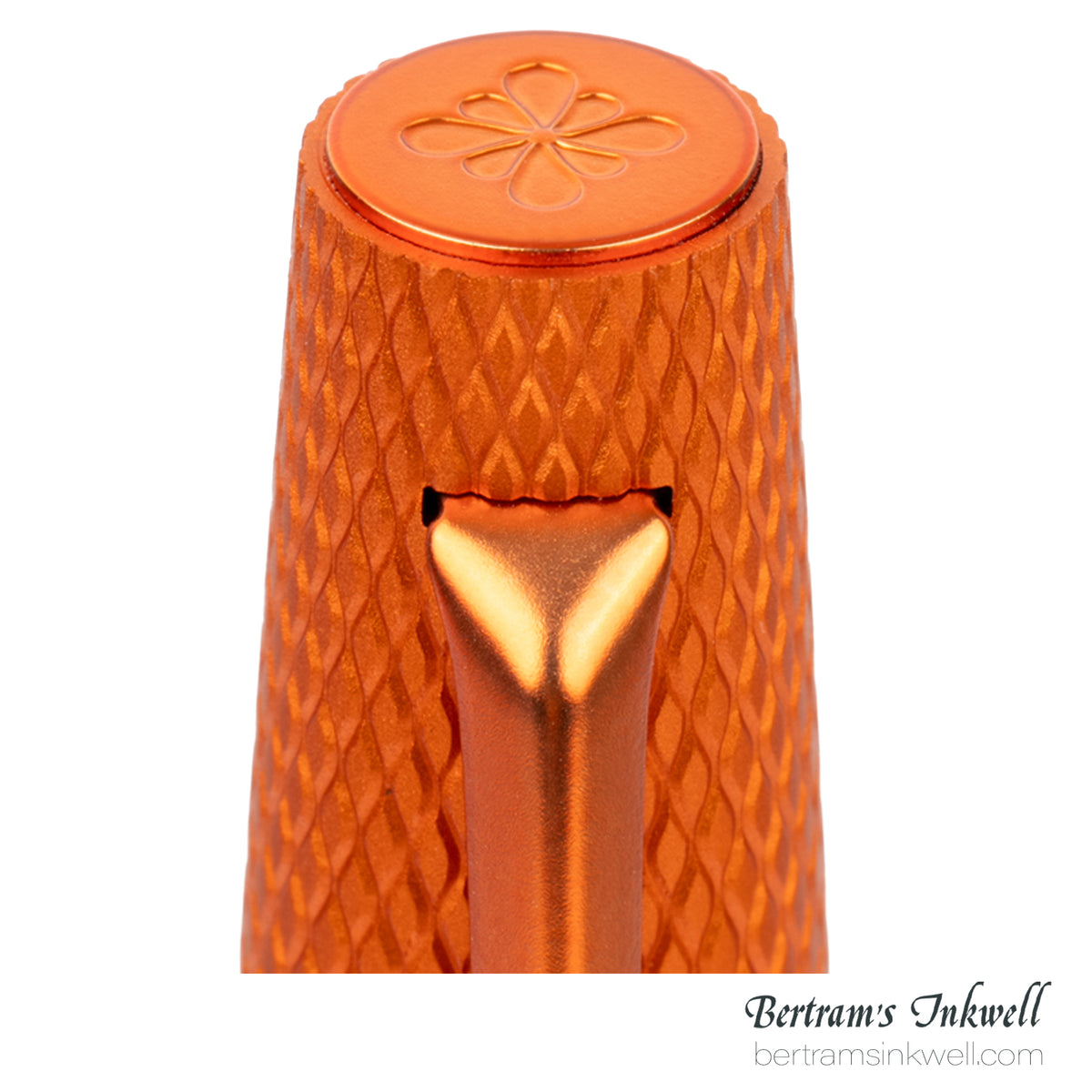 Diplomat Viper Orange Guilloche Ballpoint