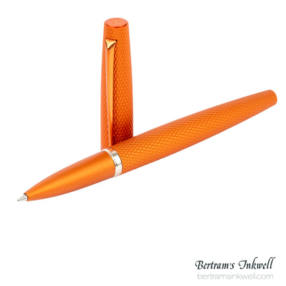 Diplomat Viper Orange Guilloche Rollerball