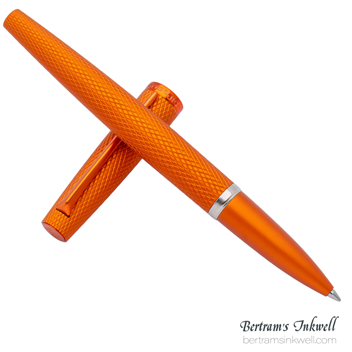 Diplomat Viper Orange Guilloche Rollerball
