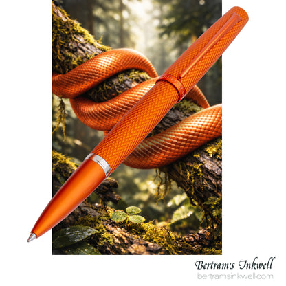 Diplomat Viper Orange Guilloche Rollerball