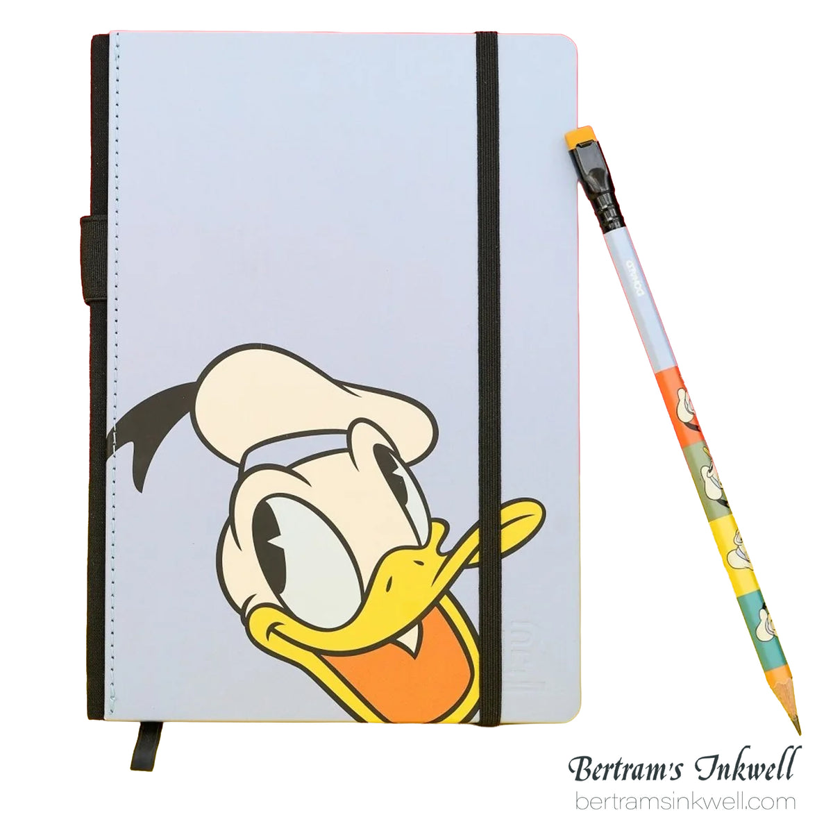 Disney "Mickey And Friends" Notebook And Pencil - Donald Duck And Daisy Duck