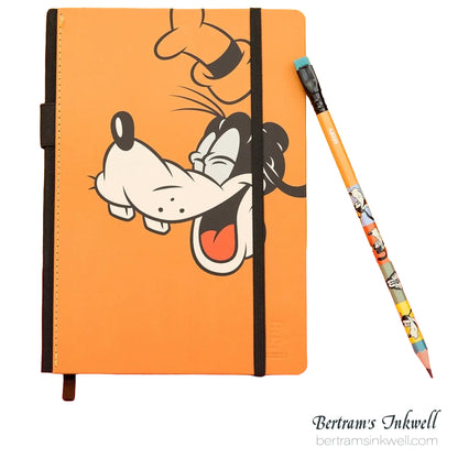 Disney "Mickey And Friends" Notebook And Pencil - Goofy And Pluto