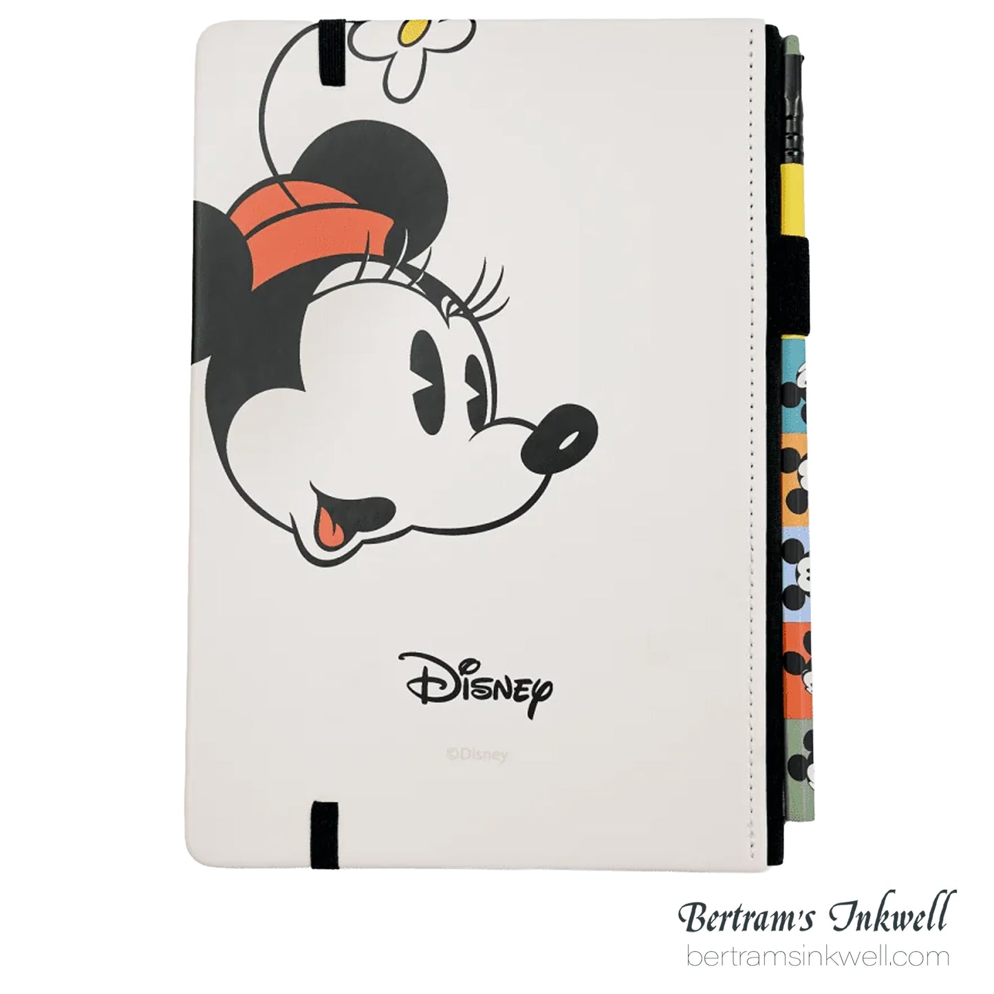Disney "Mickey And Friends" Notebook And Pencil - Mickey Mouse And Minnie Mouse