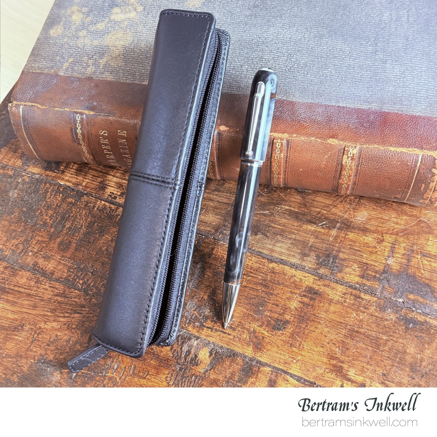 Dunhill Sidecar Grey Marble Resin with Platinum Plated Trim Ballpoint Pen 2003, NUZ2033