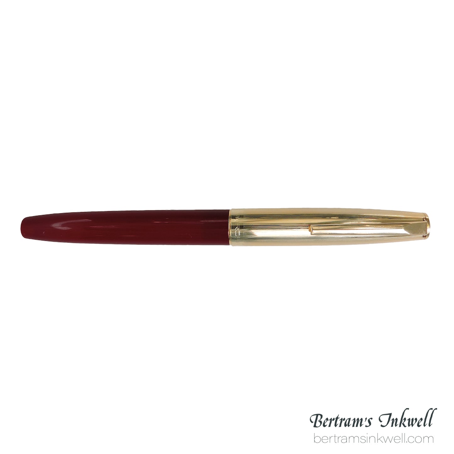 Aurora Duo Cart Burgundy With Gold Cap Fountain Pen