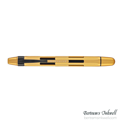 Nahvalur Eclipse Retractable Fountain Pen in Electrum