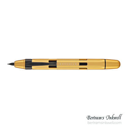 Nahvalur Eclipse Retractable Fountain Pen in Electrum