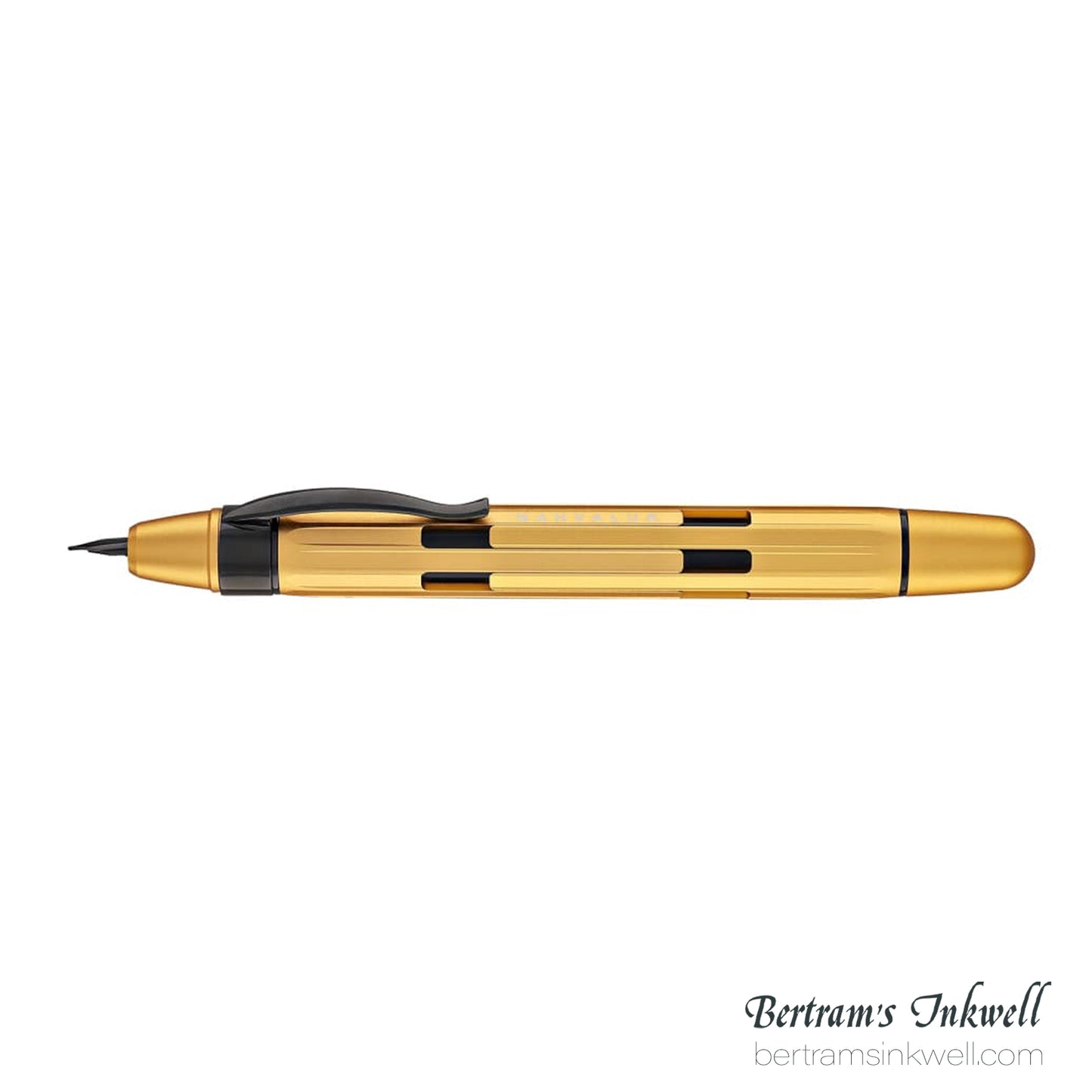 Nahvalur Eclipse Retractable Fountain Pen in Electrum