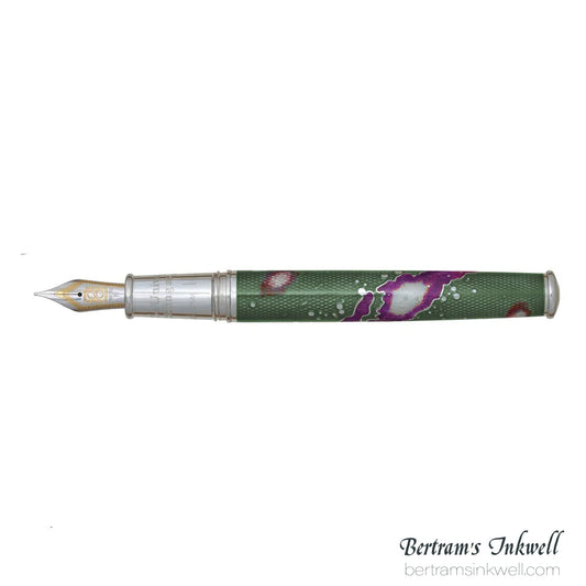 David Oscarson Edwin Hubble Galactic Green Fountain Pen