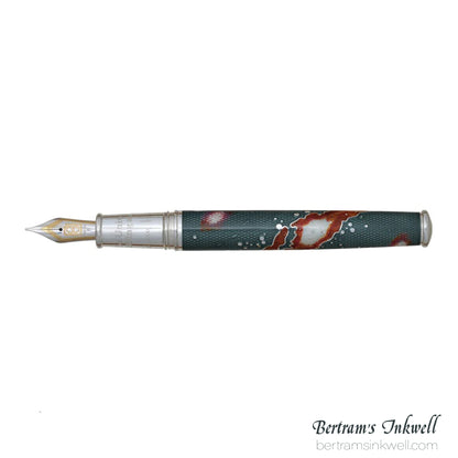 David Oscarson Edwin Hubble Moon Dust Fountain Pen