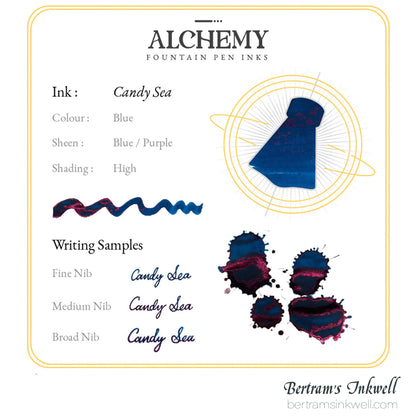 Endless Alchemy Fountain Pen Inks - Candy Sea 45 ml