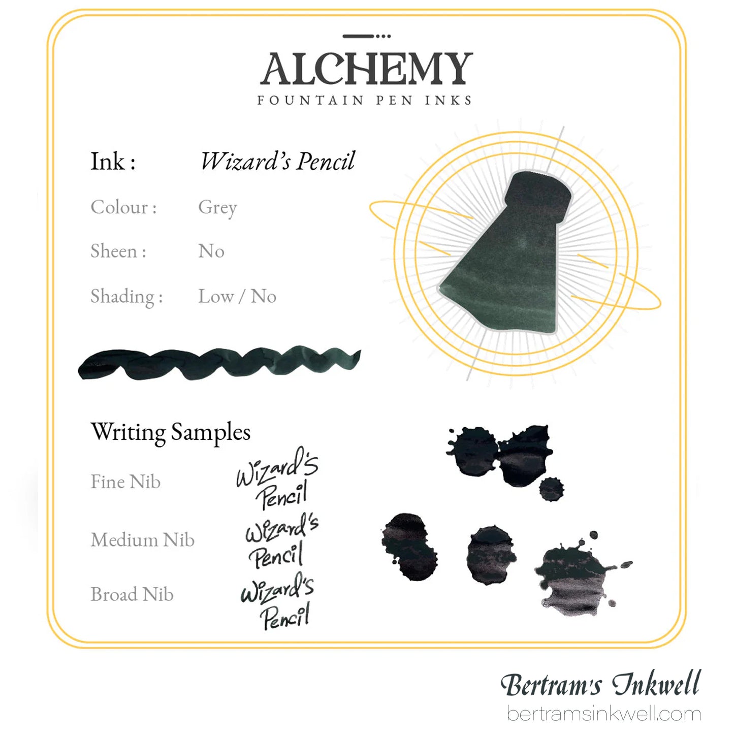 Endless Alchemy Fountain Pen Inks - Wizards Pencil 45 ml