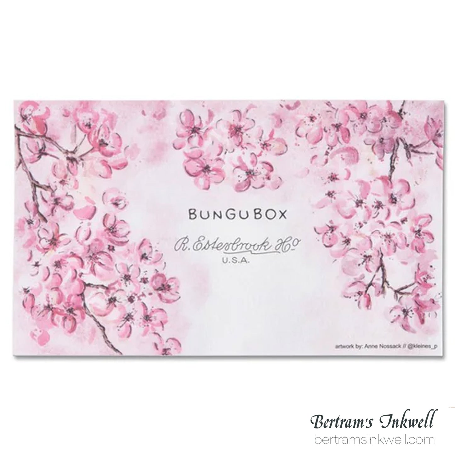 Esterbrook x Bungubox Kachofugetsu Flower Blotter Paper