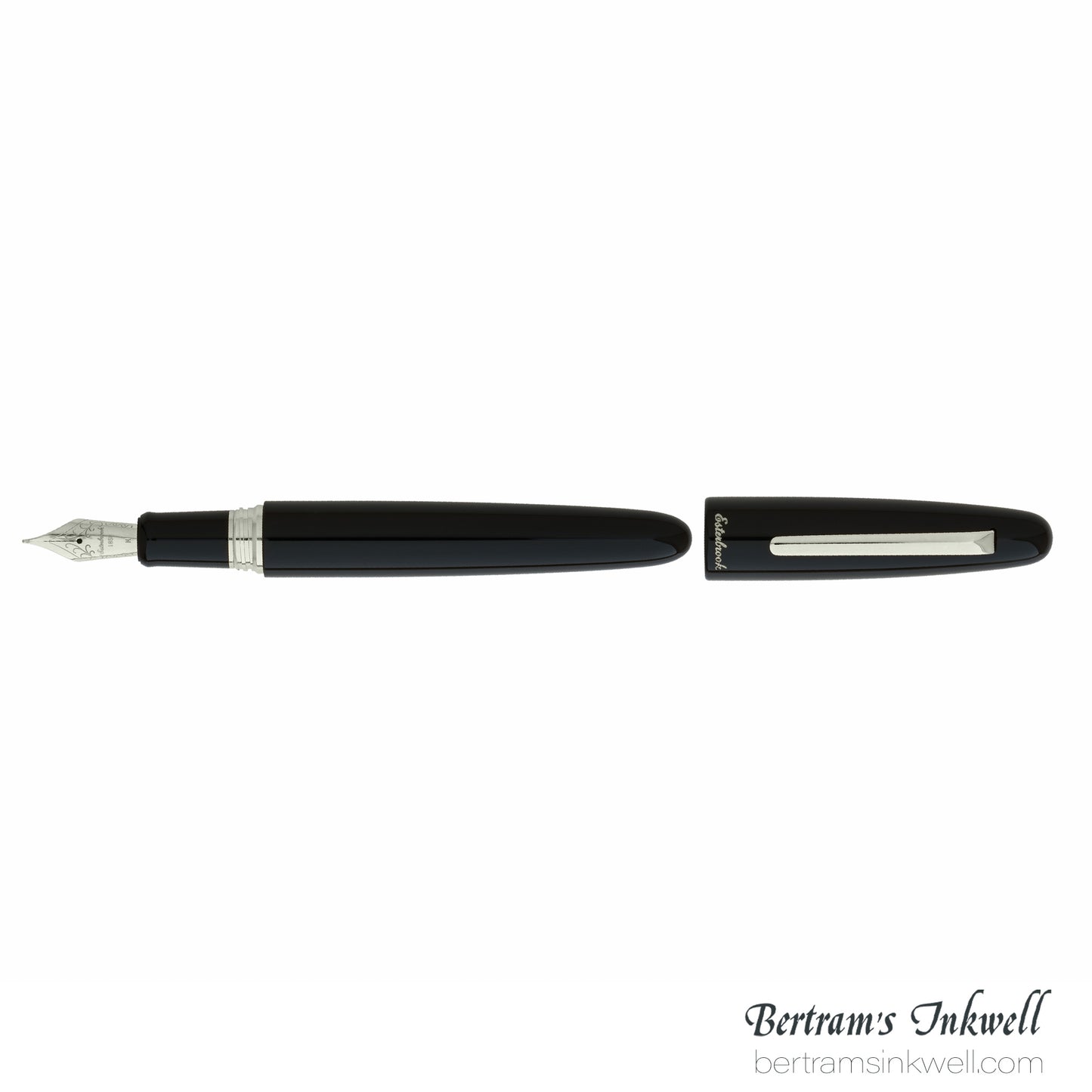 Esterbrook Estie Ebony Palladium Trim Oversized Fountain Pen