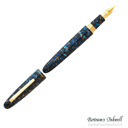 Esterbrook Estie Nouveau Bleu Gold Trim Oversize Fountain Pen