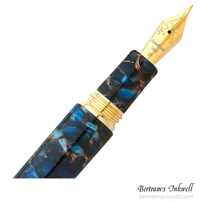 Esterbrook Estie Nouveau Bleu Gold Trim Oversize Fountain Pen