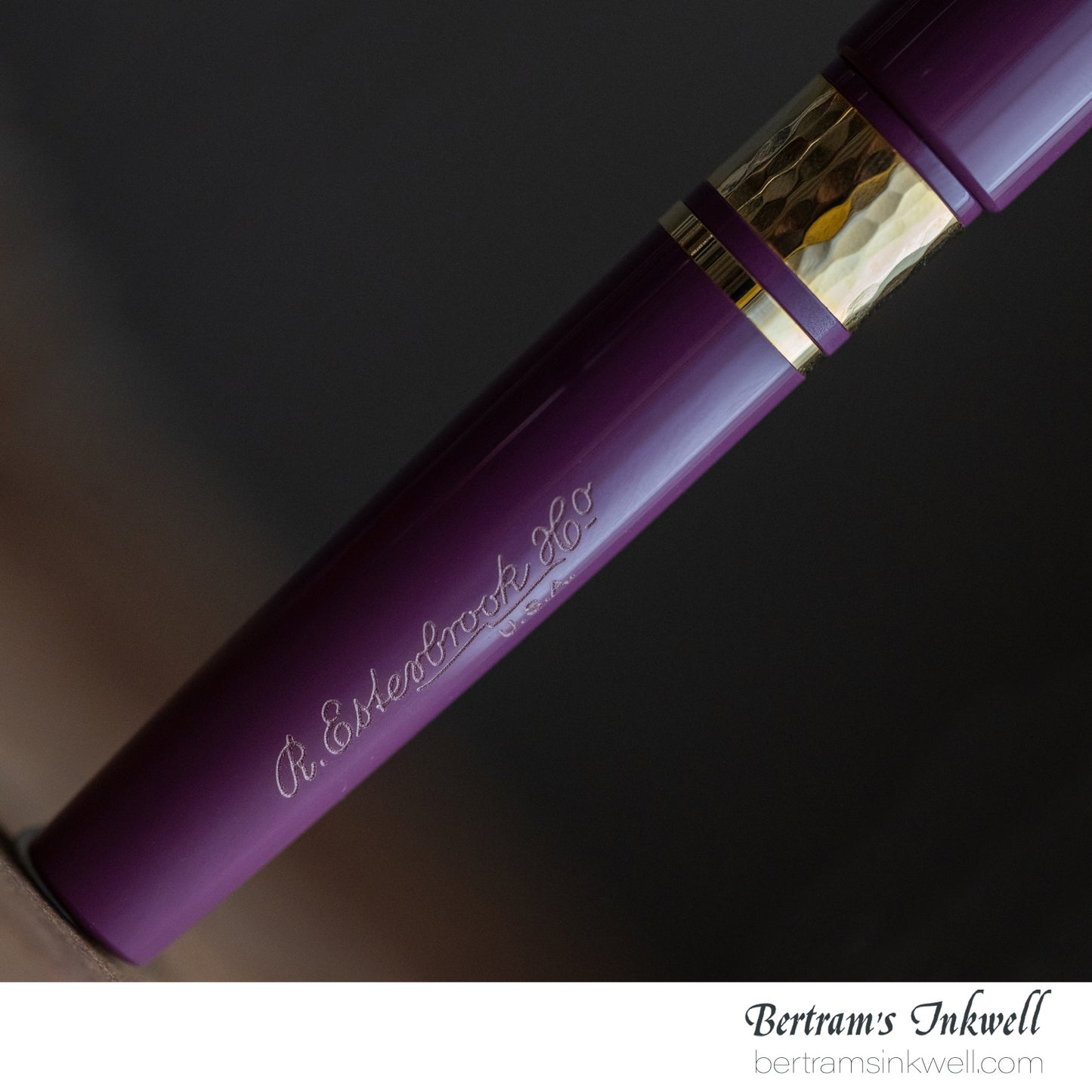 Esterbrook Model J Ebonite Blackberry Fountain Pen
