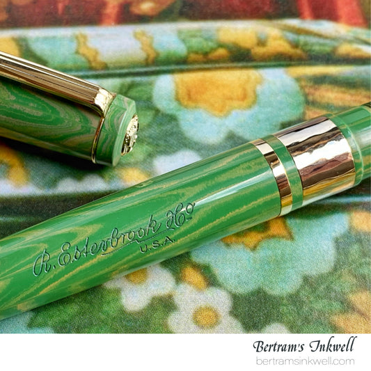 Esterbrook Model J Ebonite Lotus Green Fountain Pen
