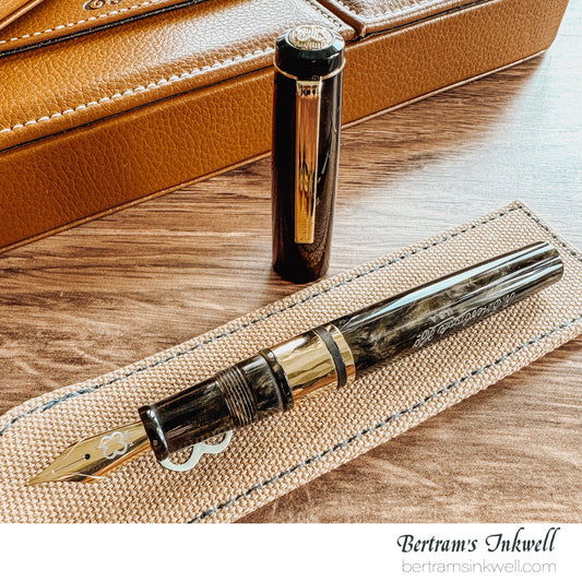 Esterbrook Model J Chatoyant Acrylic Pumpkin Latte Fountain Pen