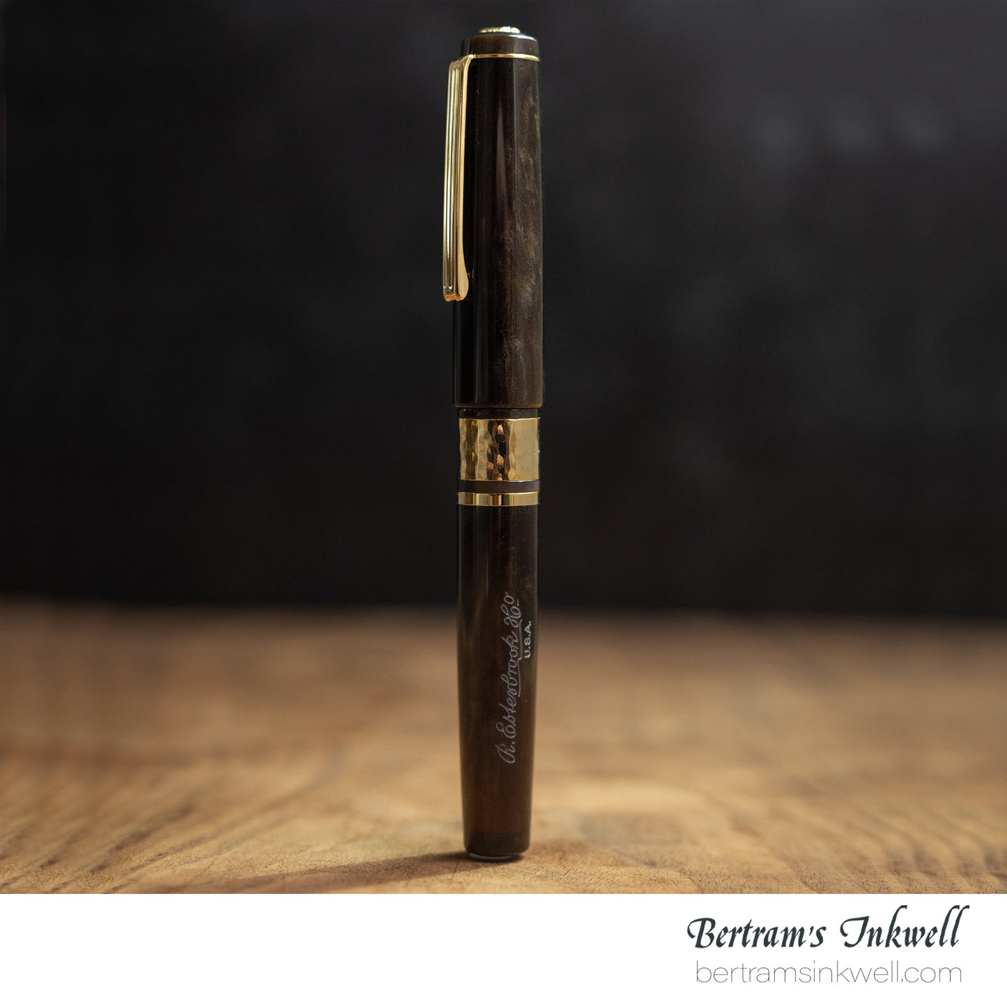 Esterbrook Model J Chatoyant Acrylic Pumpkin Latte Fountain Pen