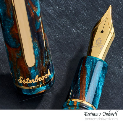 Esterbrook x Bungubox Estie Kachofugetsu Kingfisher Fountain Pen