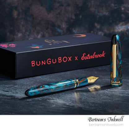 Esterbrook x Bungubox Estie Kachofugetsu Kingfisher Fountain Pen