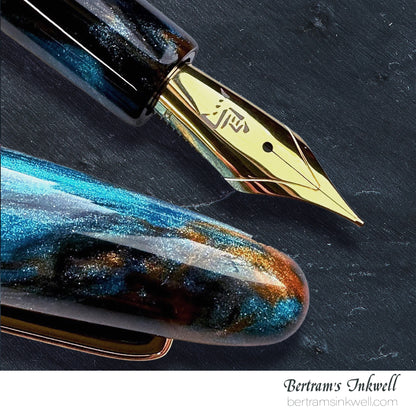 Esterbrook x Bungubox Estie Kachofugetsu Kingfisher Fountain Pen