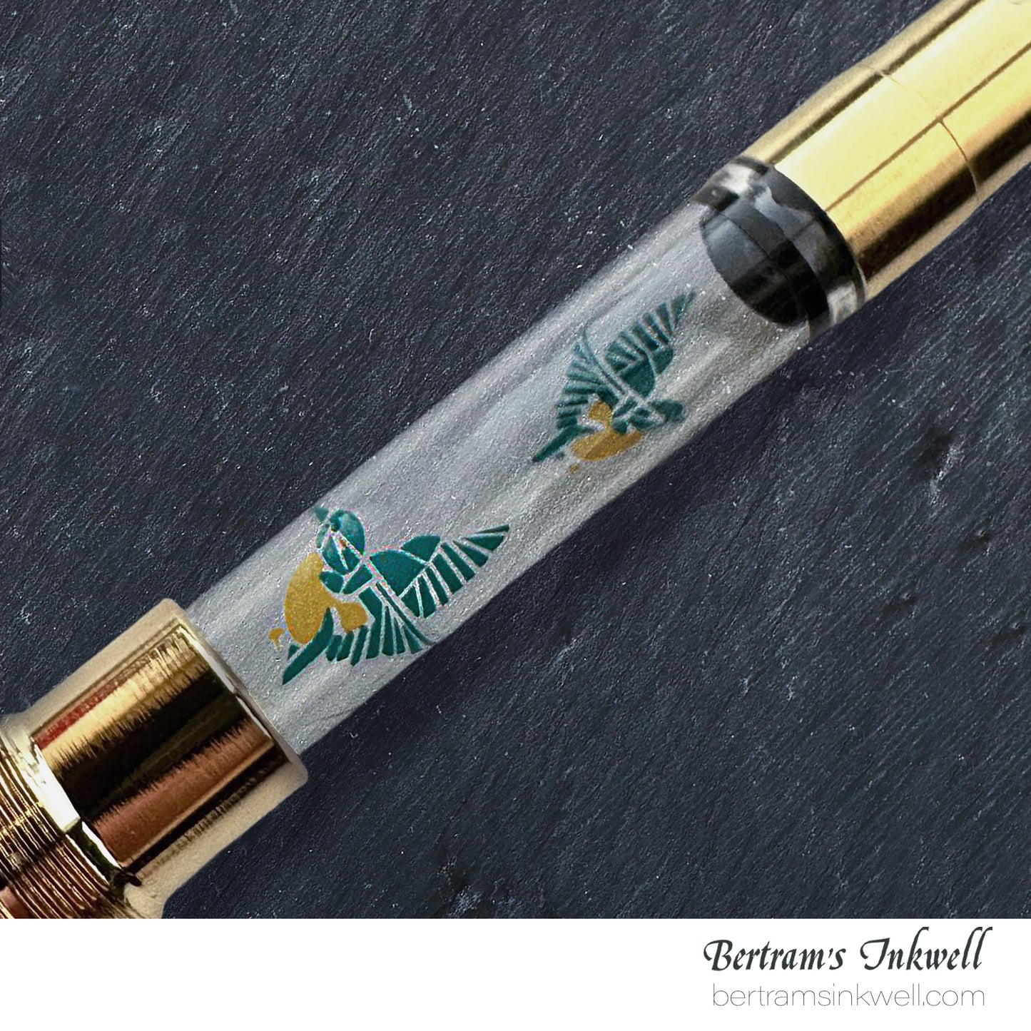 Esterbrook x Bungubox Estie Kachofugetsu Kingfisher Fountain Pen
