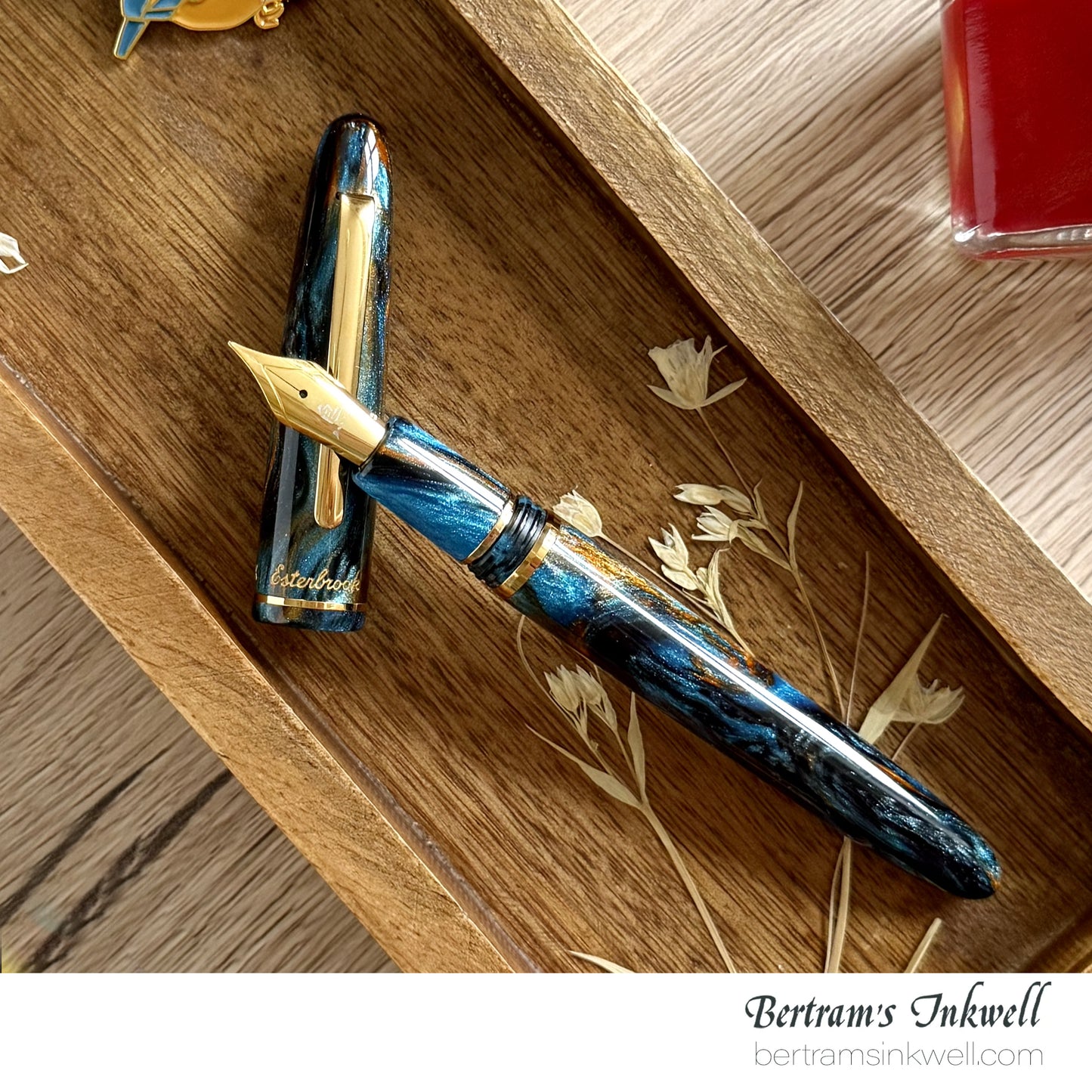 Esterbrook x Bungubox Estie Kachofugetsu Kingfisher Fountain Pen