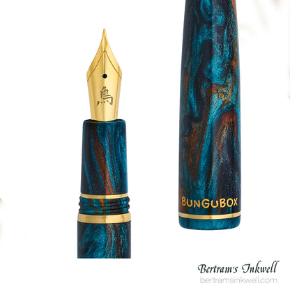 Esterbrook x Bungubox Estie Kachofugetsu Kingfisher Fountain Pen
