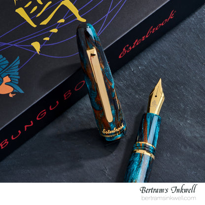 Esterbrook x Bungubox Estie Kachofugetsu Kingfisher Fountain Pen