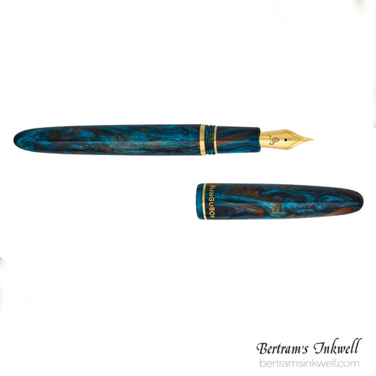 Esterbrook x Bungubox Estie Kachofugetsu Kingfisher Fountain Pen