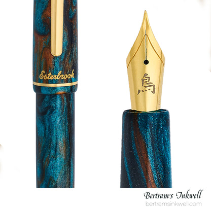 Esterbrook x Bungubox Estie Kachofugetsu Kingfisher Fountain Pen